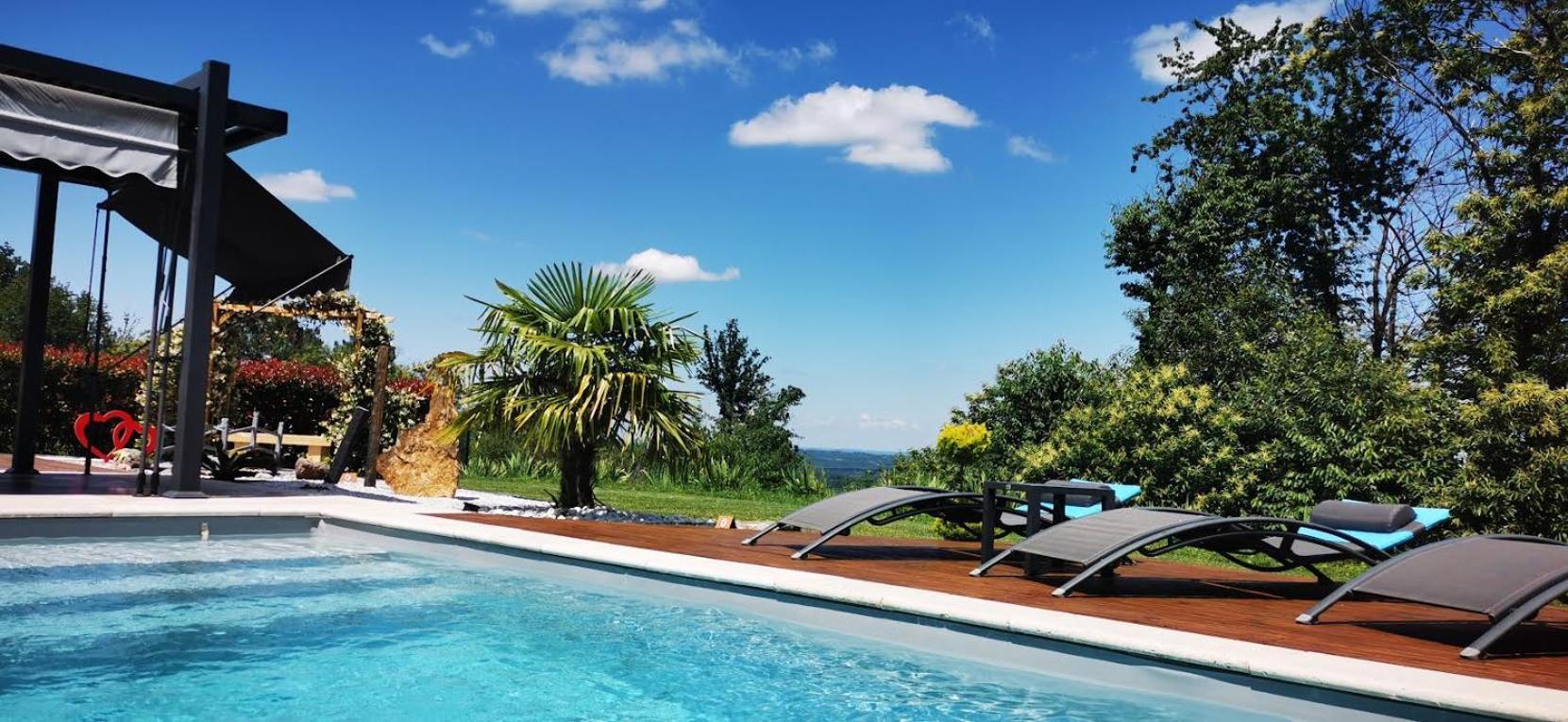 "Notre Bastide" Maison Et Table D'Hotes Traditionnelle Et Vegetarienne, Piscine, Jacuzzi, Clim, , A 5 Mn De Sarlat Marcillac-Saint-Quentin Eksteriør bilde